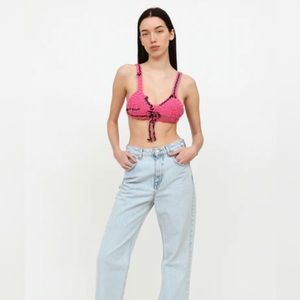 Prada cordonette knit bra